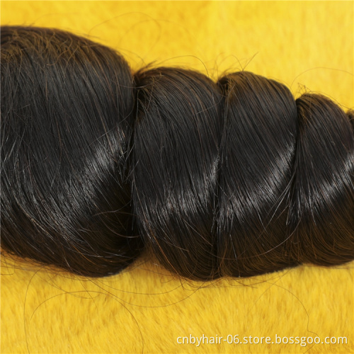 Private Lable 10A Loose Wave Bundles Brazilian Human Hair Remy 1/3/4 /Pcs Lot Natural Black 100% Human Hair Extension